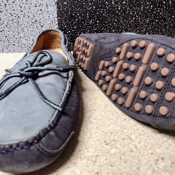 Cole Haan Blue Suede Moccasin - Picture 2 of 7